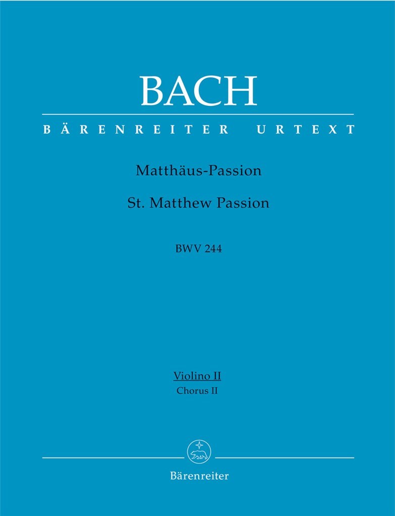 Matthaus-Passion BWV244
